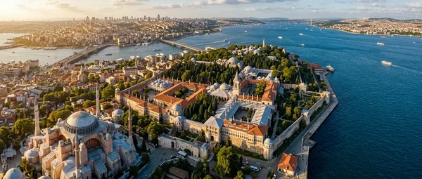Topkapı Palace · widok z lotu ptaka